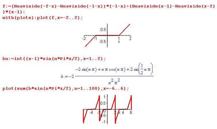 Fourier Series Sin Pi X